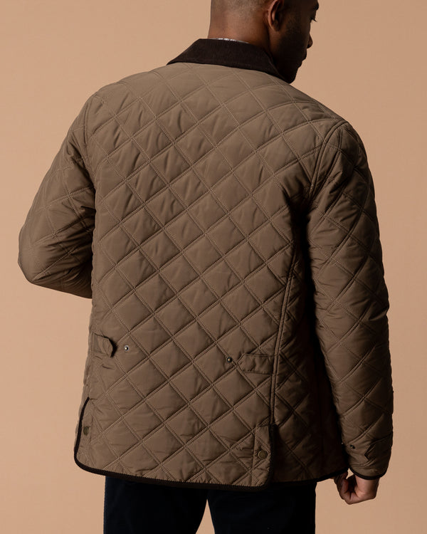 Fremont Lodge Performance Quilted Jacket - Dark Taupe