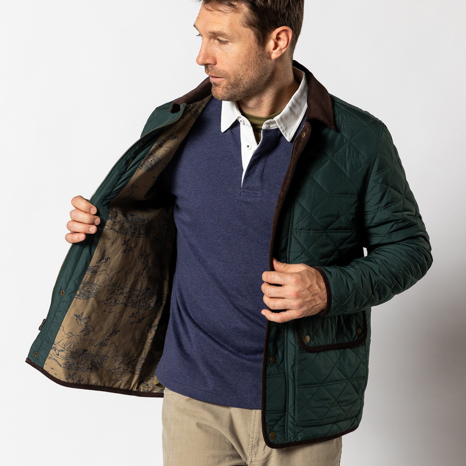 Fremont Lodge Performance Quilted Jacket - Spruce Green