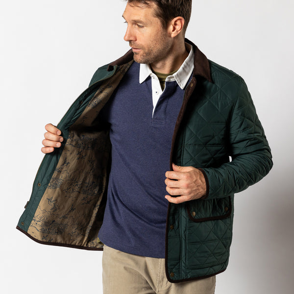 Fremont Lodge Performance Quilted Jacket - Spruce Green