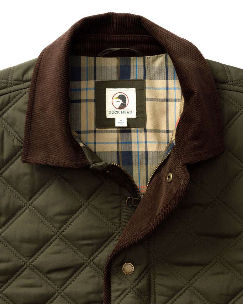 Fremont Lodge Performance Quilted Jacket - Dark Forest Green
