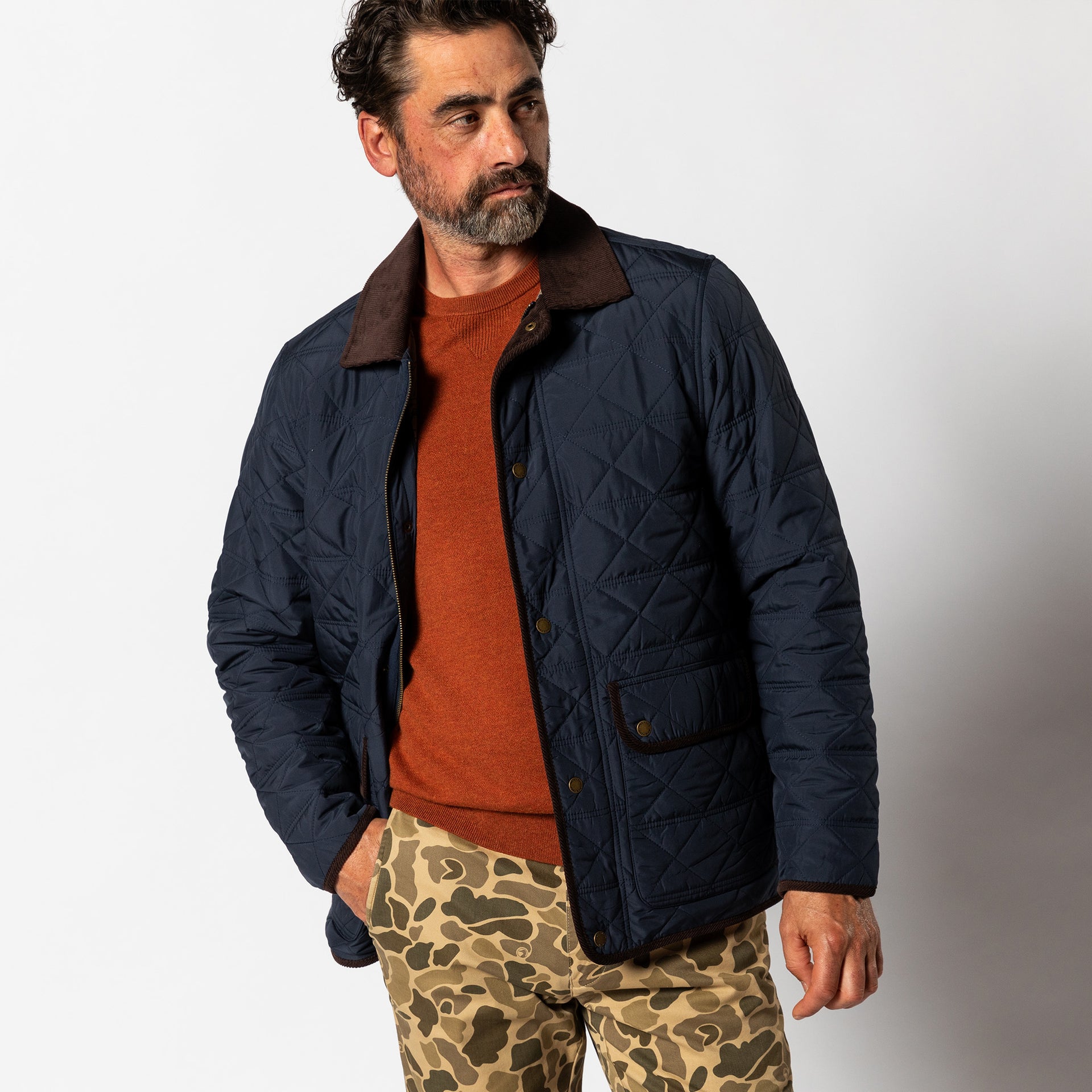 Fremont Lodge Performance Quilted Jacket - Navy