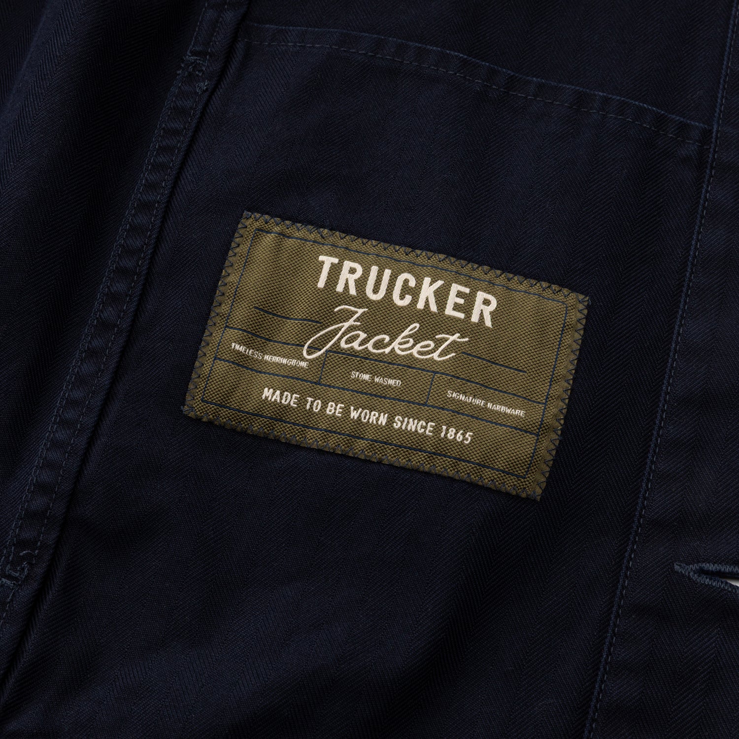 Trucker Jacket - Navy