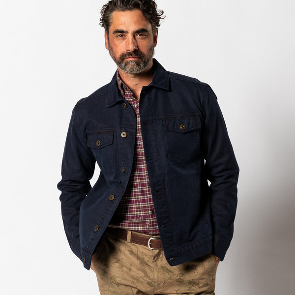 Trucker Jacket - Navy