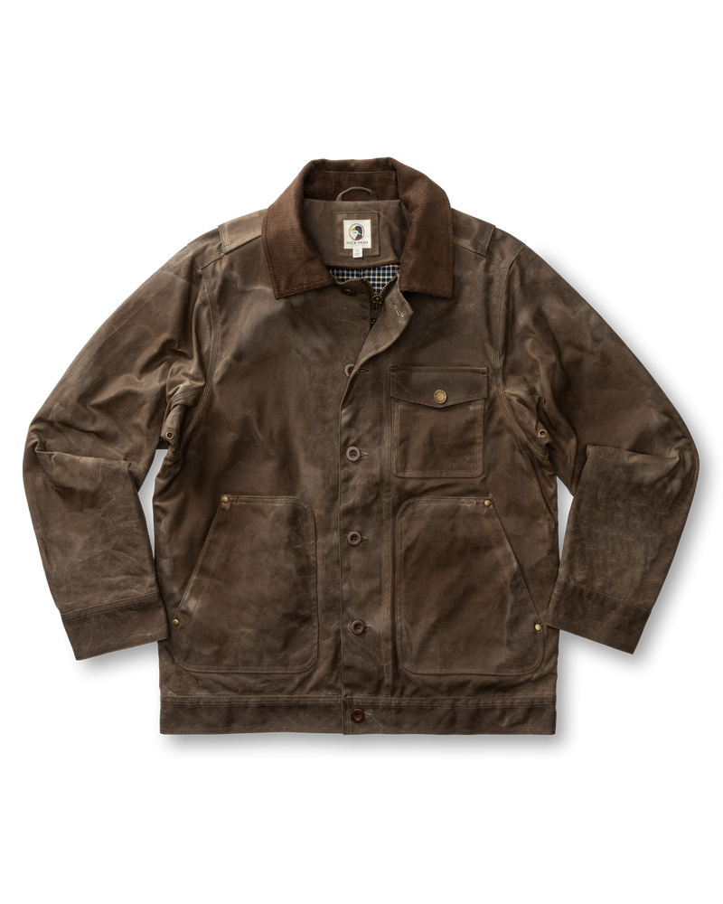Waxed Duck Canvas Rancher Jacket - Dark Oak