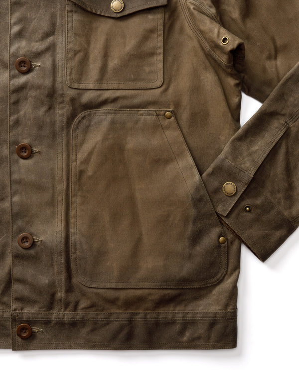 Waxed Duck Canvas Rancher Jacket - Dark Oak