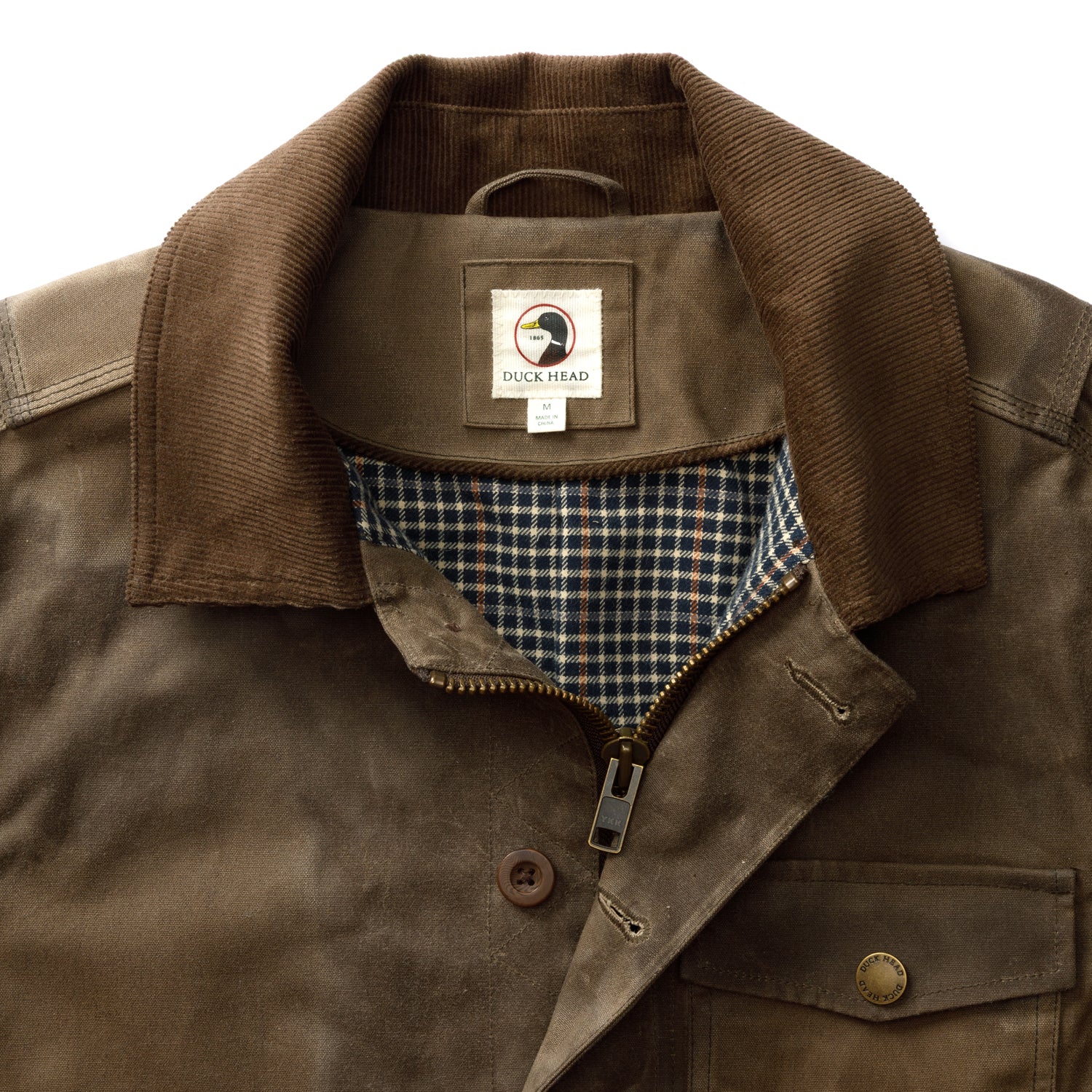 Waxed Duck Canvas Rancher Jacket - Dark Oak