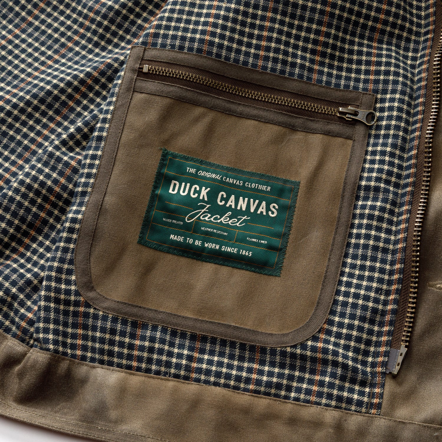 Waxed Duck Canvas Rancher Jacket - Dark Oak