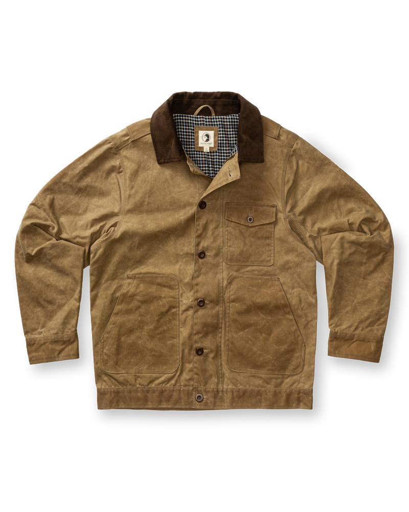 Waxed Duck Canvas Rancher Jacket - Umber Brown