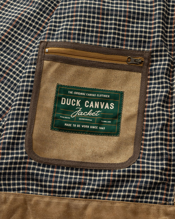 Waxed Duck Canvas Rancher Jacket - Umber Brown