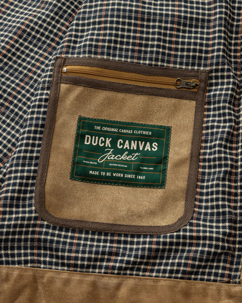 Waxed Duck Canvas Rancher Jacket - Umber Brown