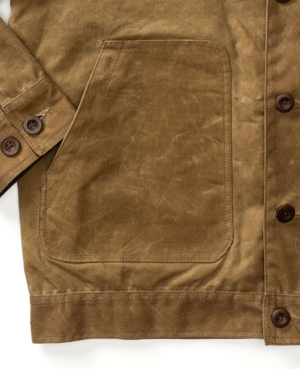 Waxed Duck Canvas Rancher Jacket - Umber Brown