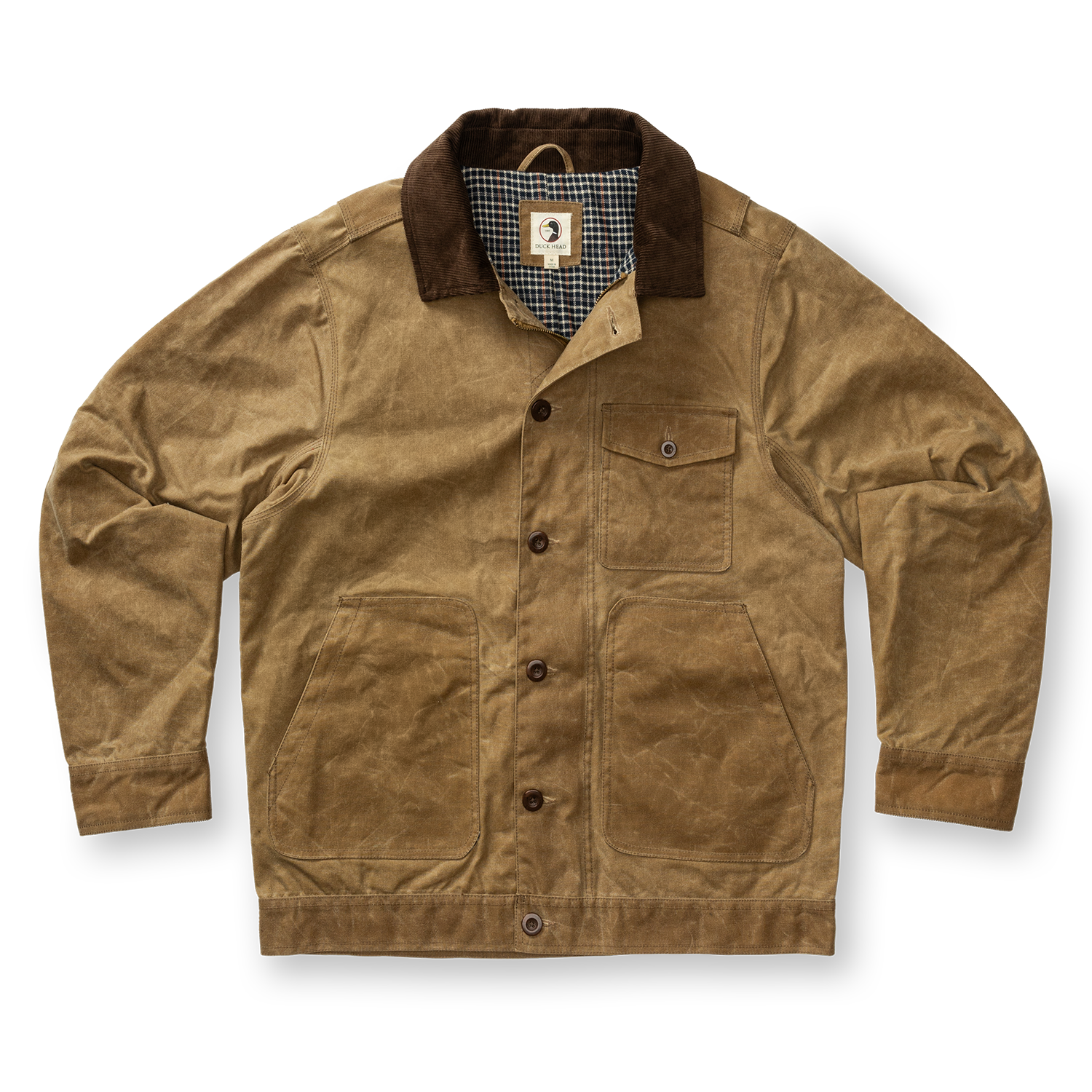 Waxed Duck Canvas Rancher Jacket - Umber Brown