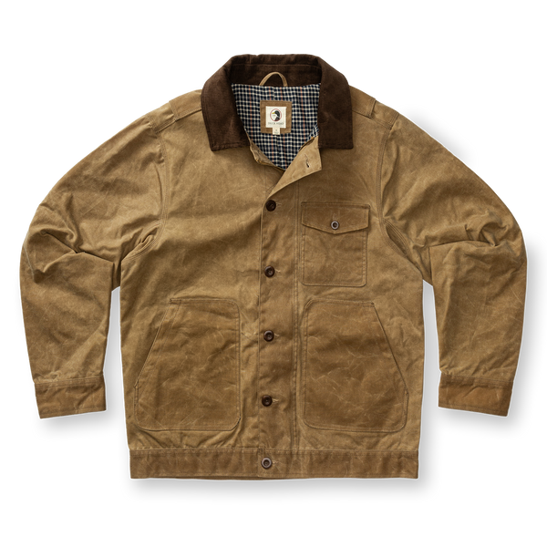 Waxed Duck Canvas Rancher Jacket - Umber Brown