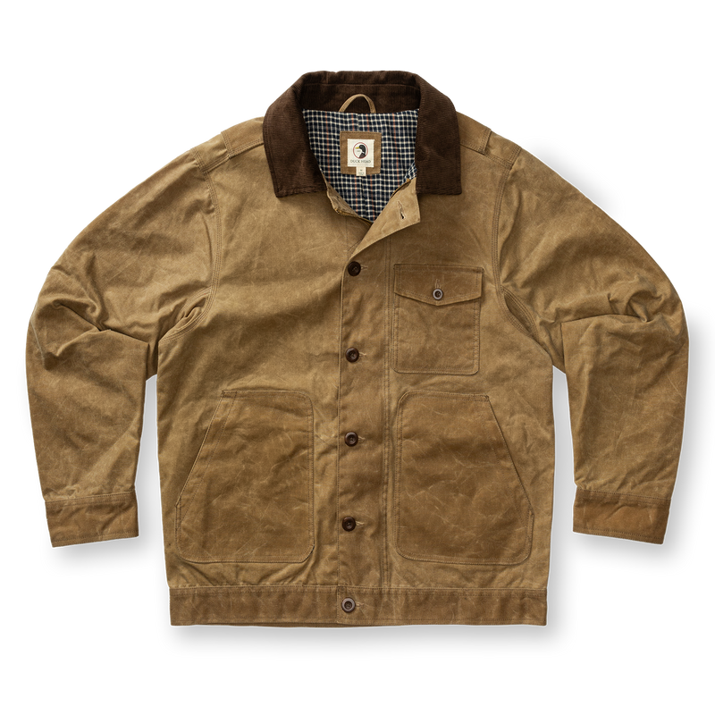 Waxed Duck Canvas Rancher Jacket - Umber Brown