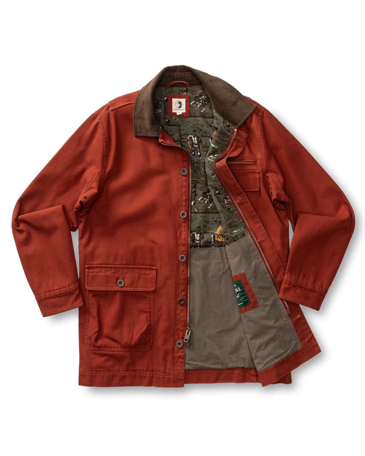 Duck Canvas Barn Coat - Brandy Brown