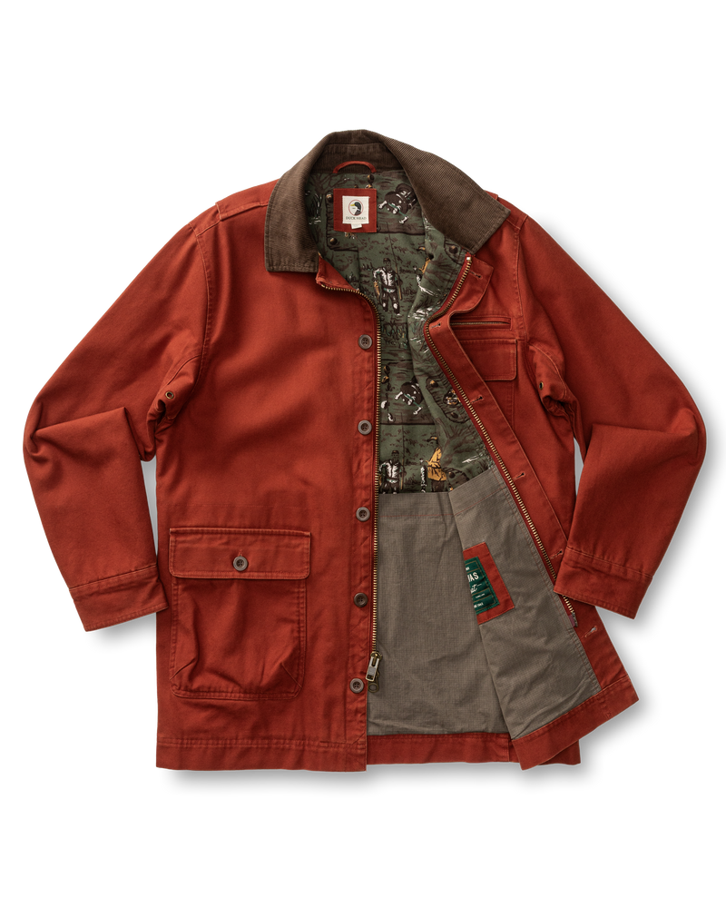 Duck Canvas Barn Coat - Brandy Brown