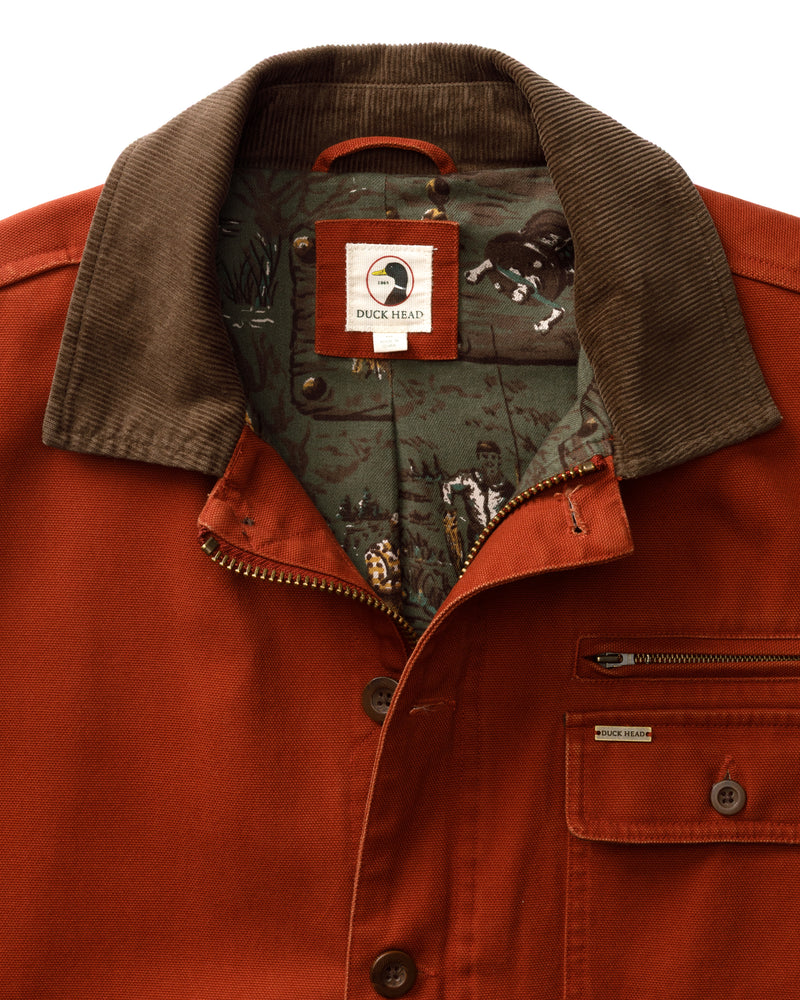 Duck Canvas Barn Coat - Brandy Brown