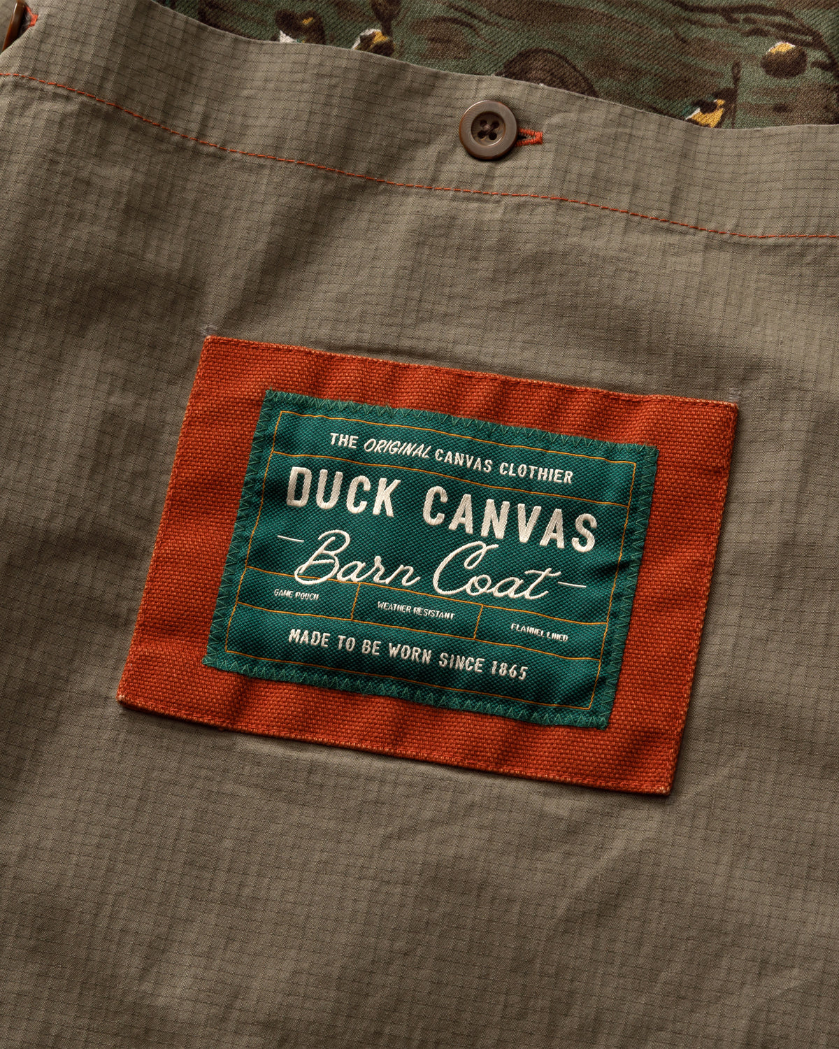 Duck Canvas Barn Coat - Brandy Brown