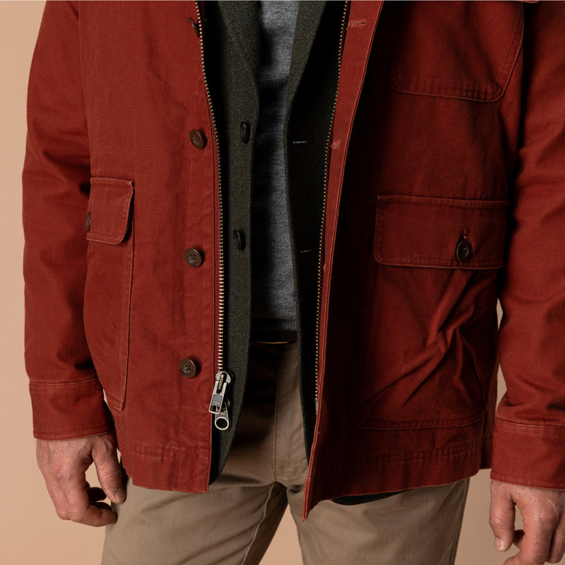Duck Canvas Barn Coat - Brandy Brown