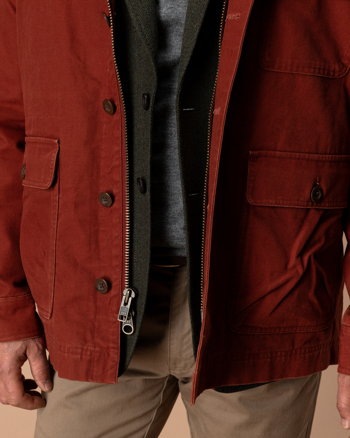 Duck Canvas Barn Coat - Brandy Brown