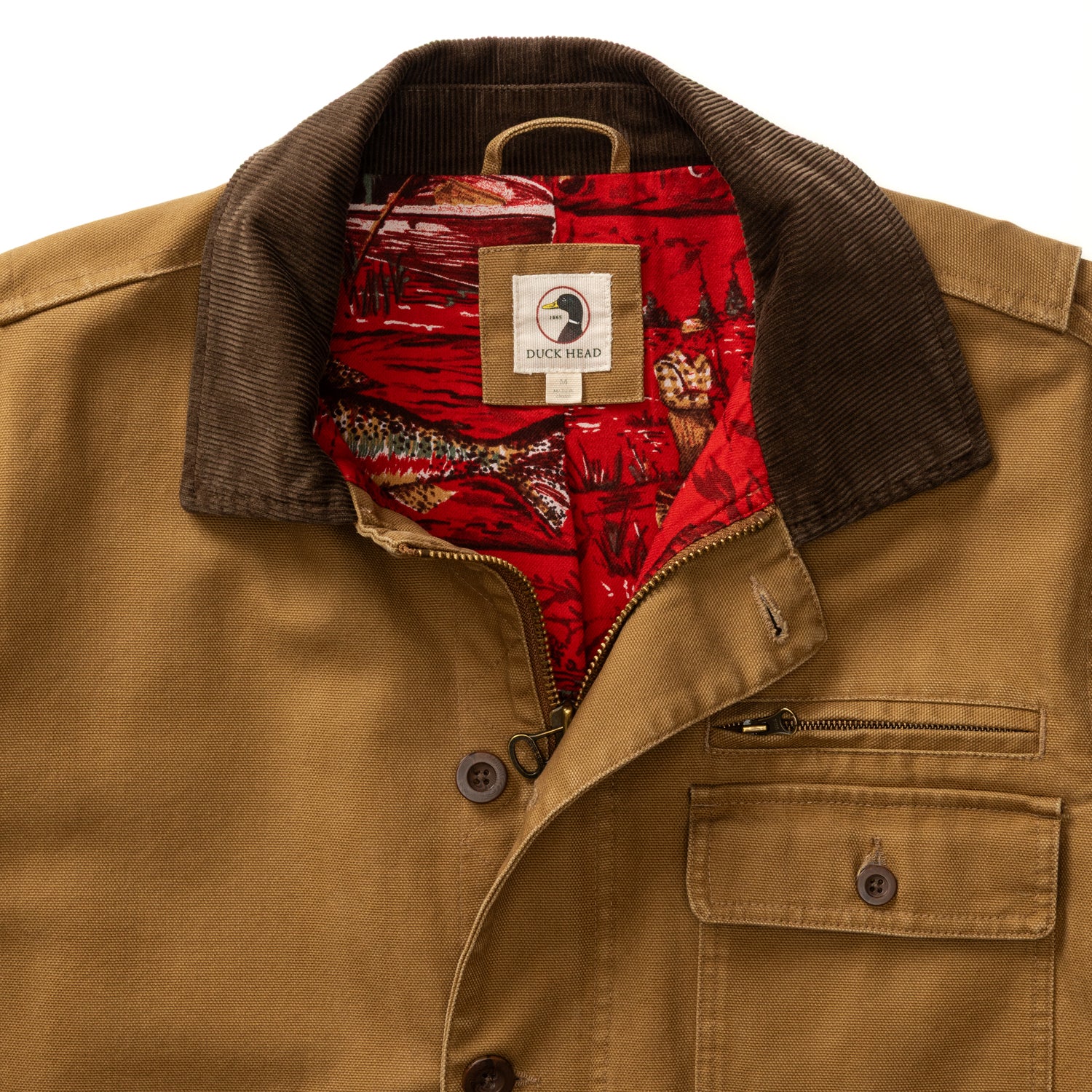 Duck Canvas Barn Coat - Dull Gold