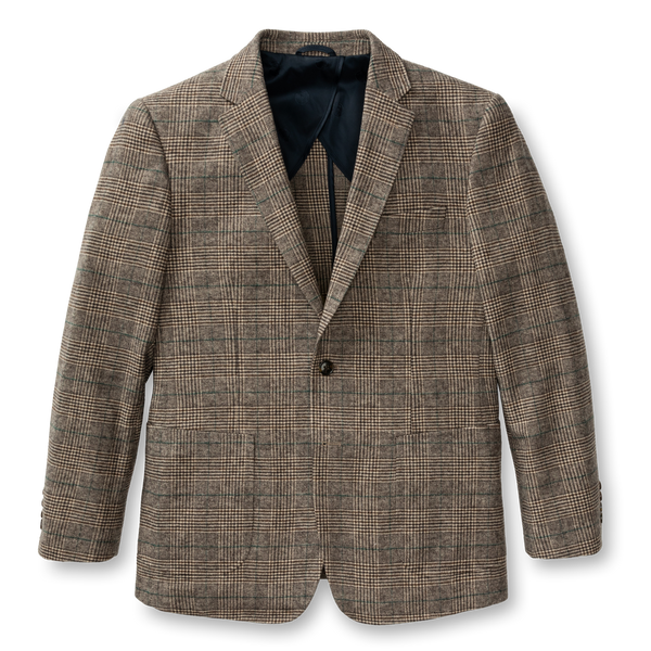 Dillon Glen Plaid Sport Coat - Dark Brown