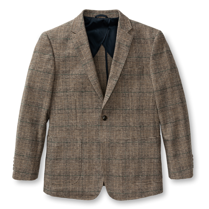 Dillon Glen Plaid Sport Coat - Dark Brown
