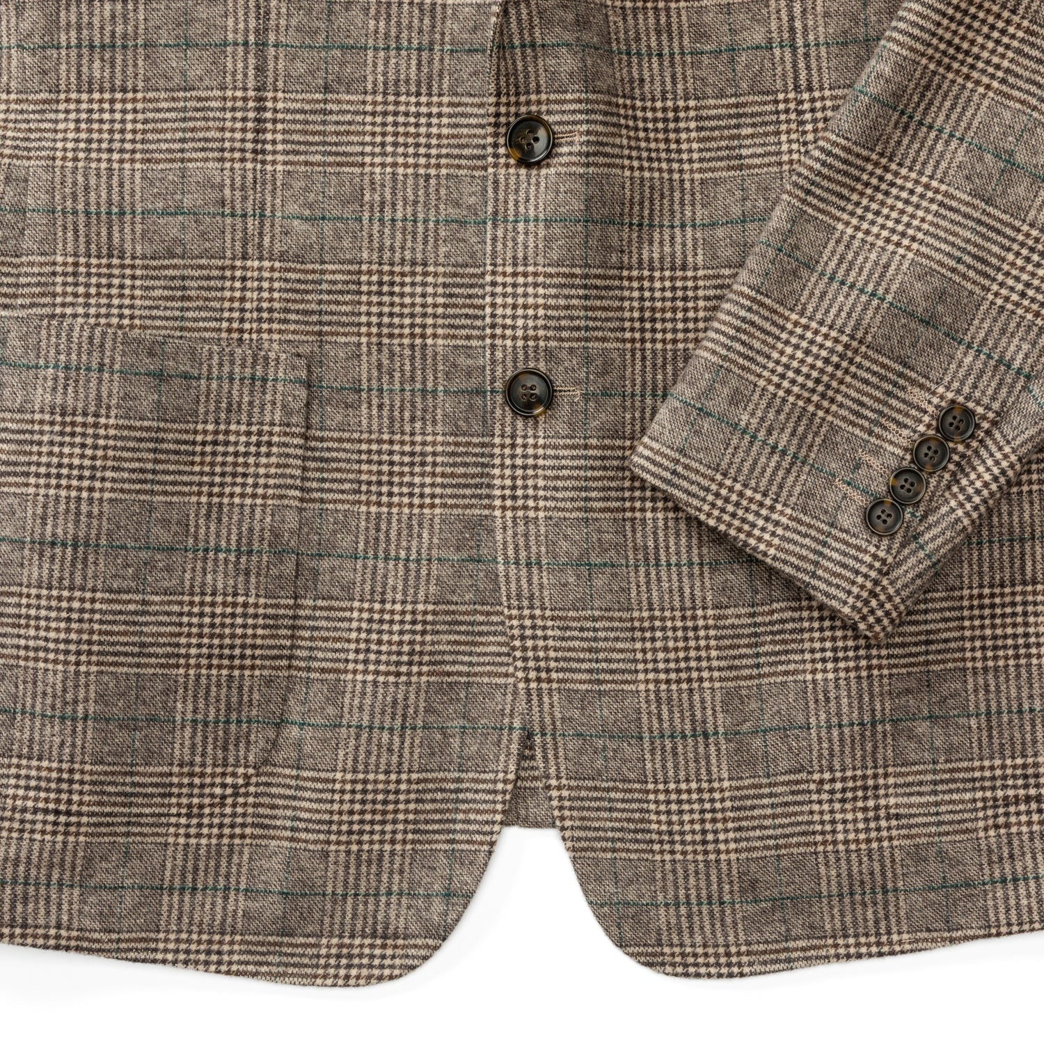 Dillon Glen Plaid Sport Coat - Dark Brown