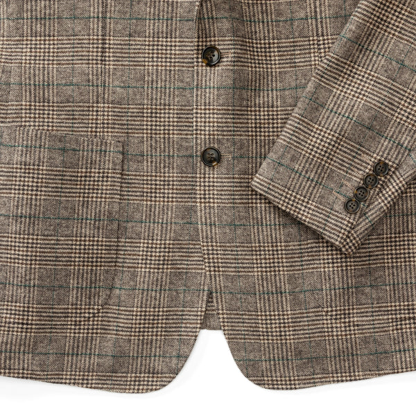 Dillon Glen Plaid Sport Coat - Dark Brown