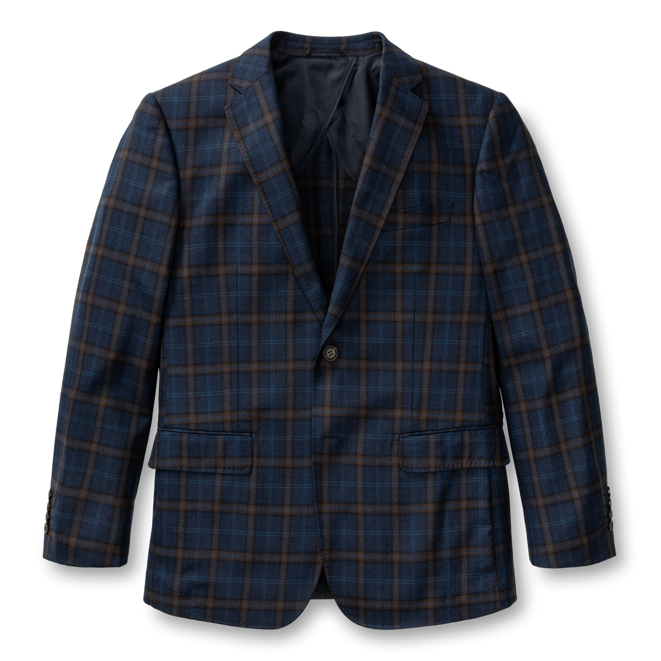 Erikson Plaid Sport Coat - Maritime Blue