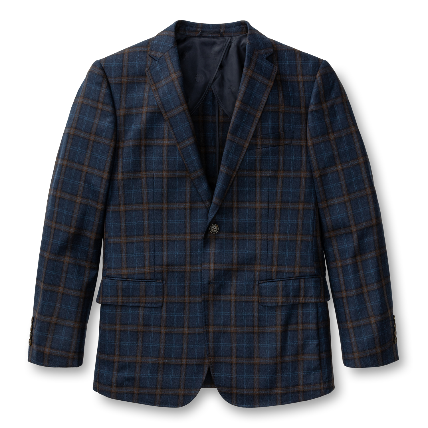 Erikson Plaid Sport Coat - Maritime Blue