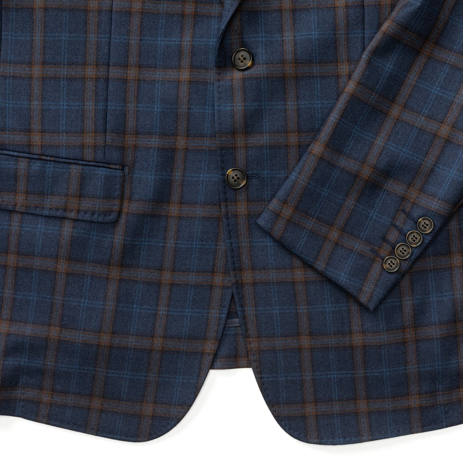Erikson Plaid Sport Coat - Maritime Blue