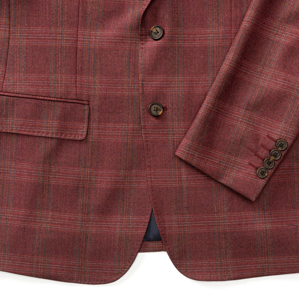 Sampson Plaid Sport Coat - Fig
