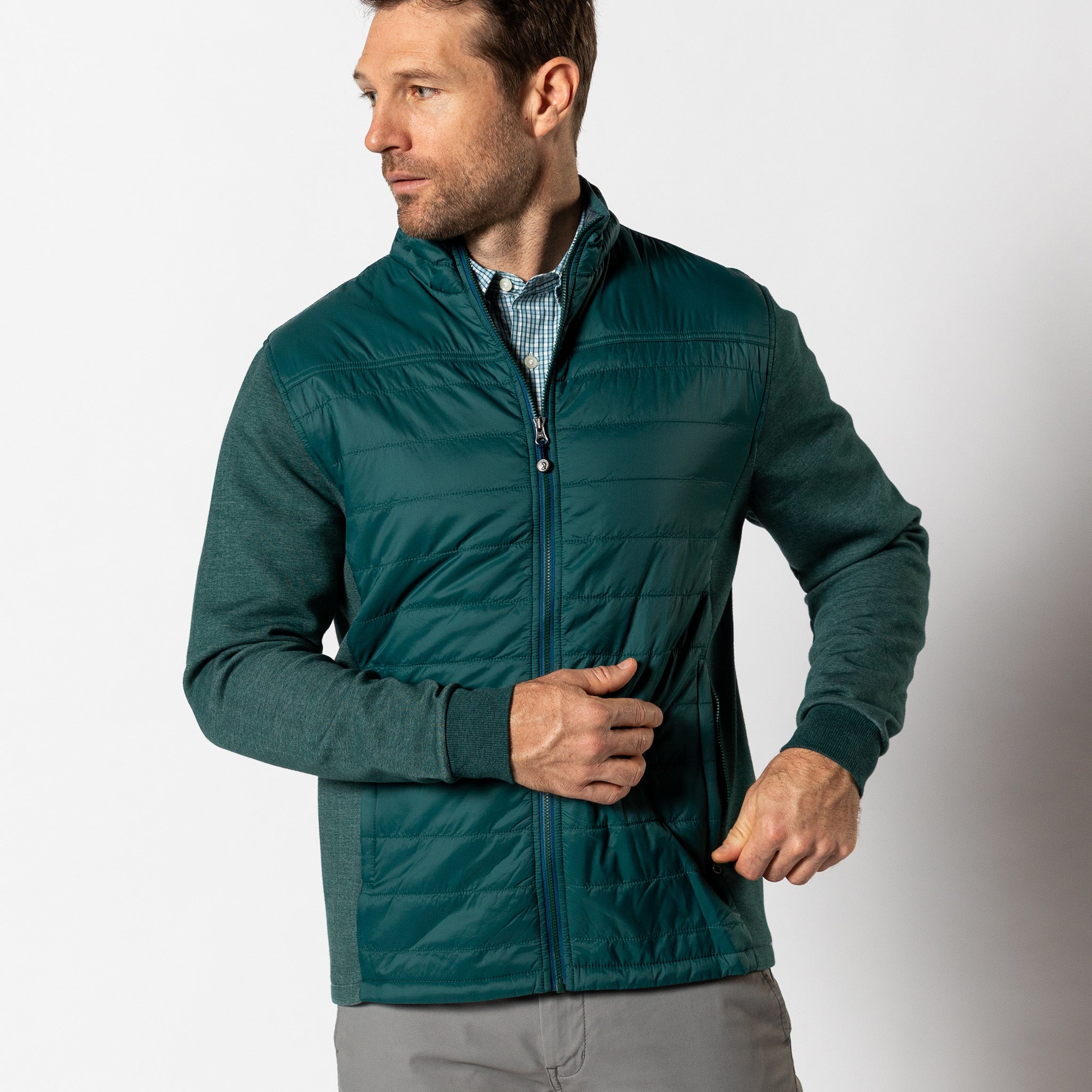 Ridgeland Performance Quilted Jacket - Emerald Green