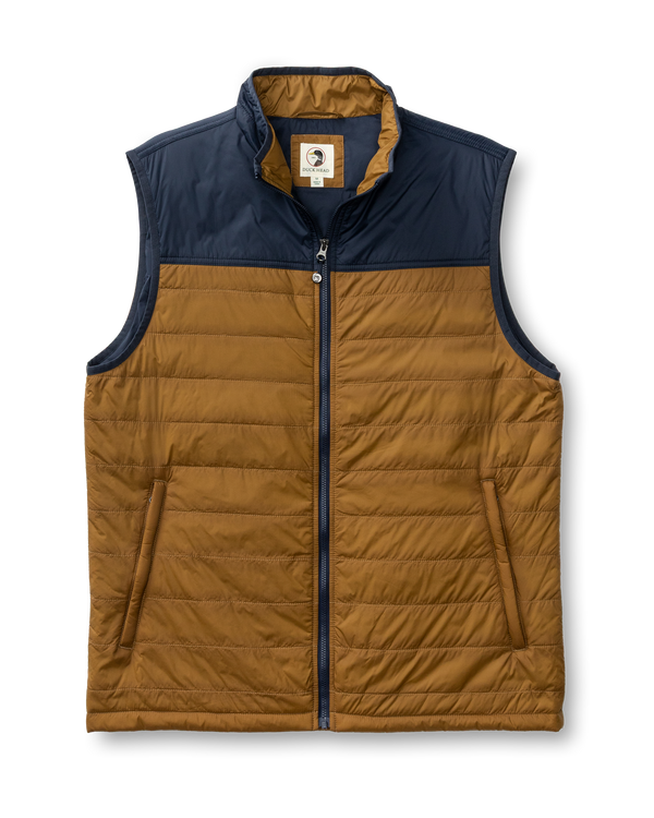 Ridgeland Performance Quilted Vest - Bronze Brown