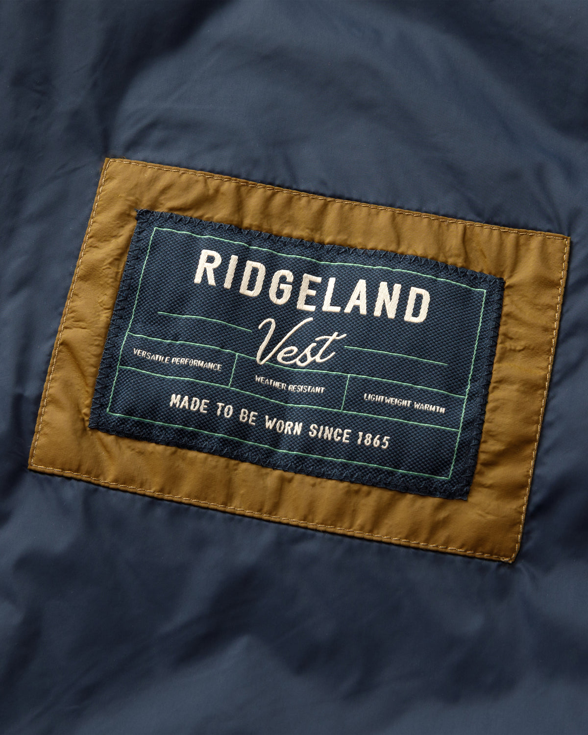 Ridgeland Performance Quilted Vest - Bronze Brown