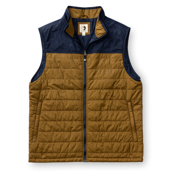 Ridgeland Performance Quilted Vest - Bronze Brown