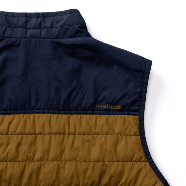 Ridgeland Performance Quilted Vest - Bronze Brown