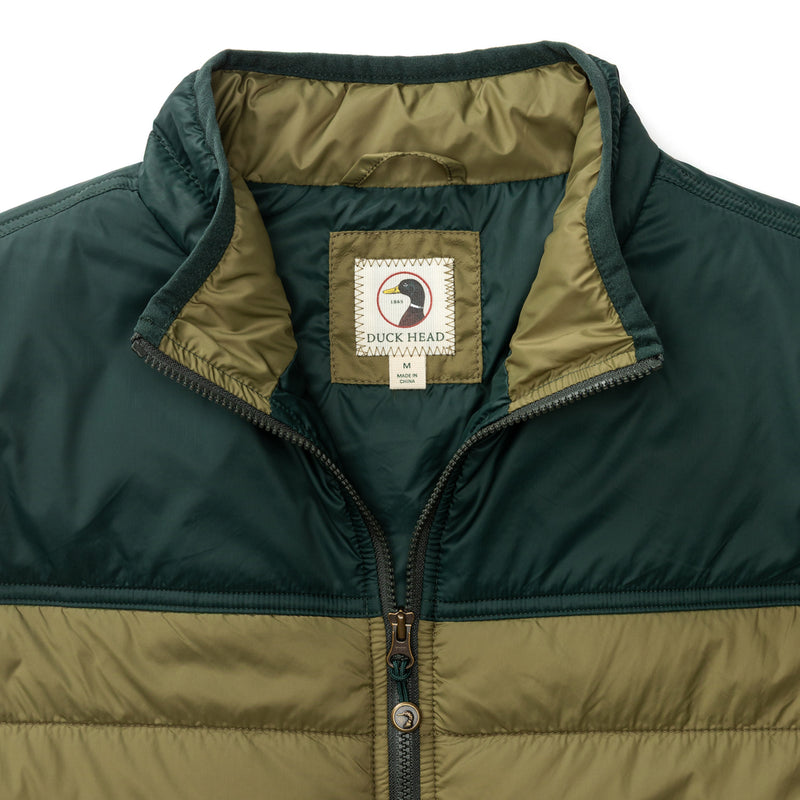 Ridgeland Performance Quilted Vest - Moss Green