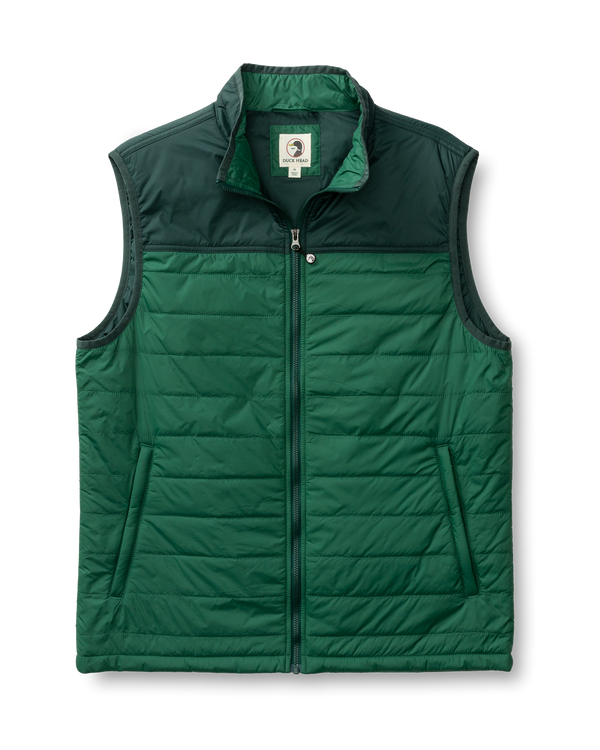 Ridgeland Performance Quilted Vest - Hunter Green