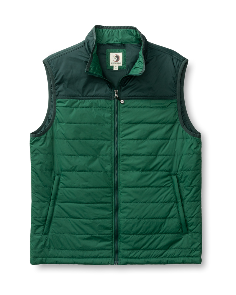 Ridgeland Performance Quilted Vest - Hunter Green