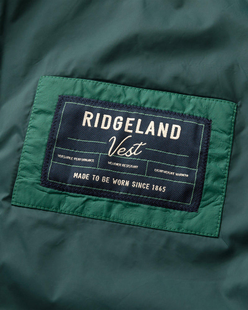 Ridgeland Performance Quilted Vest - Hunter Green