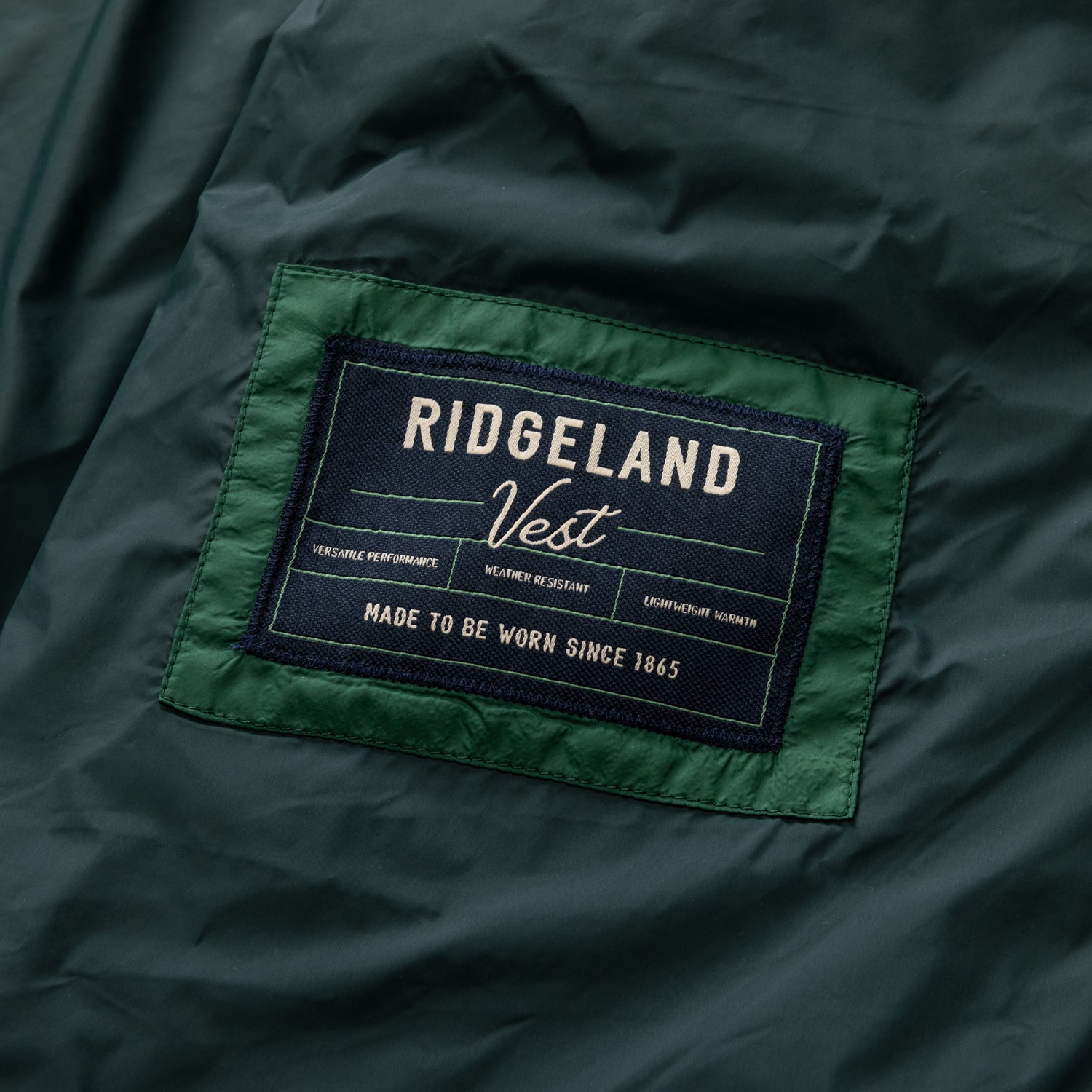 Ridgeland Performance Quilted Vest - Hunter Green
