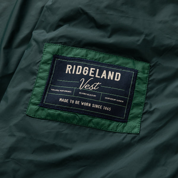 Ridgeland Performance Quilted Vest - Hunter Green