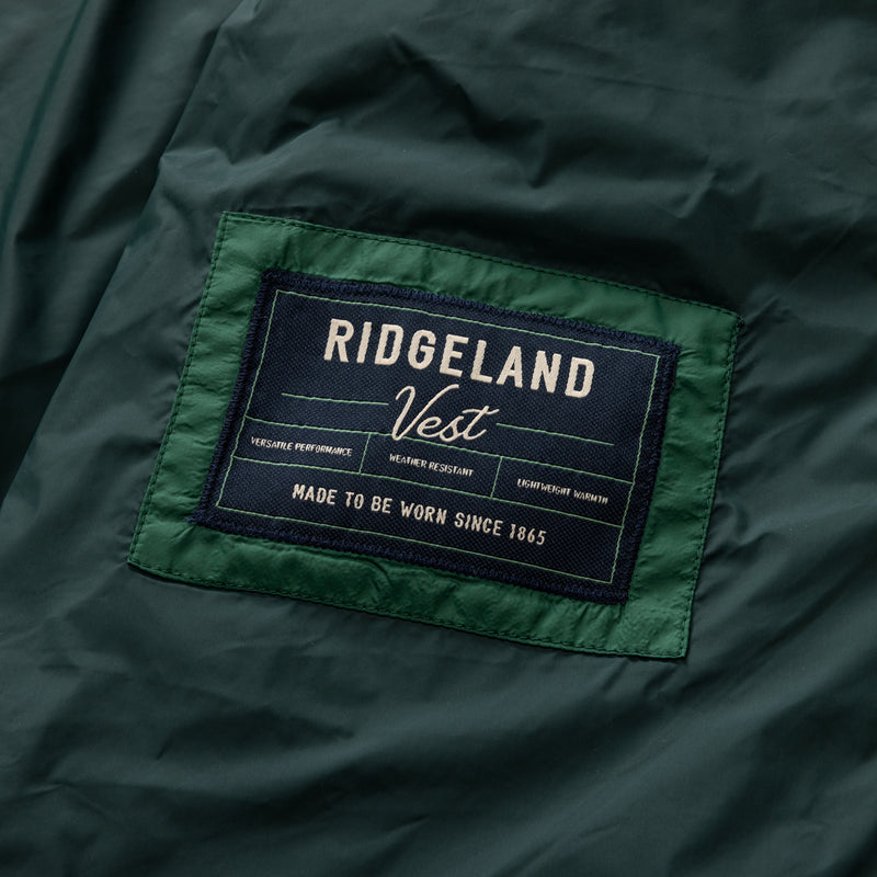 Ridgeland Performance Quilted Vest - Hunter Green