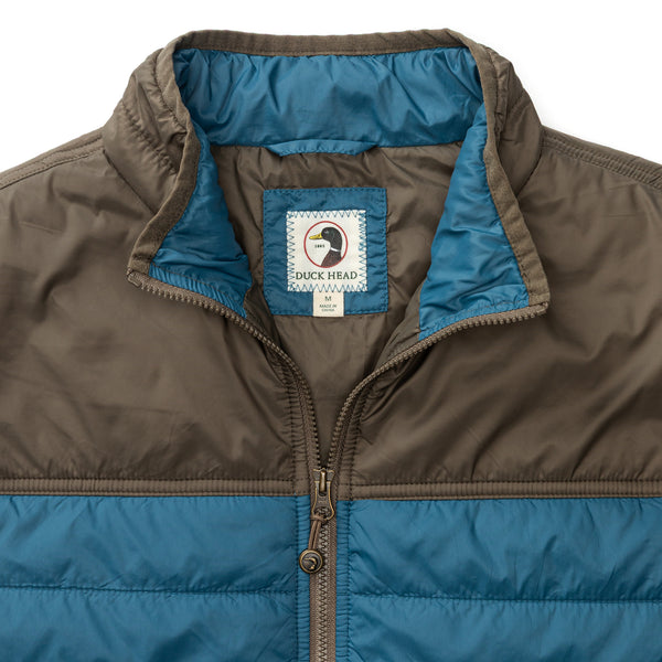 Ridgeland Performance Quilted Vest - Teal Blue