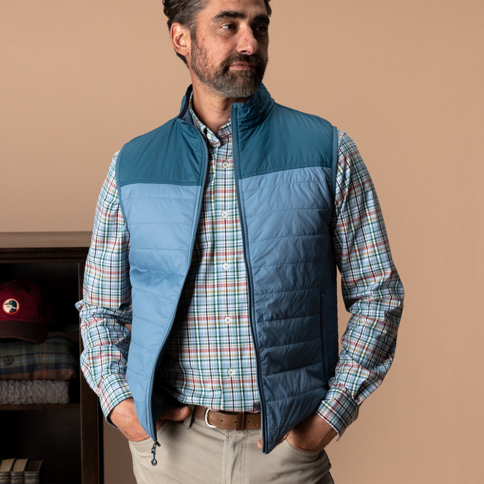 Ridgeland Performance Quilted Vest - Windblown Sky