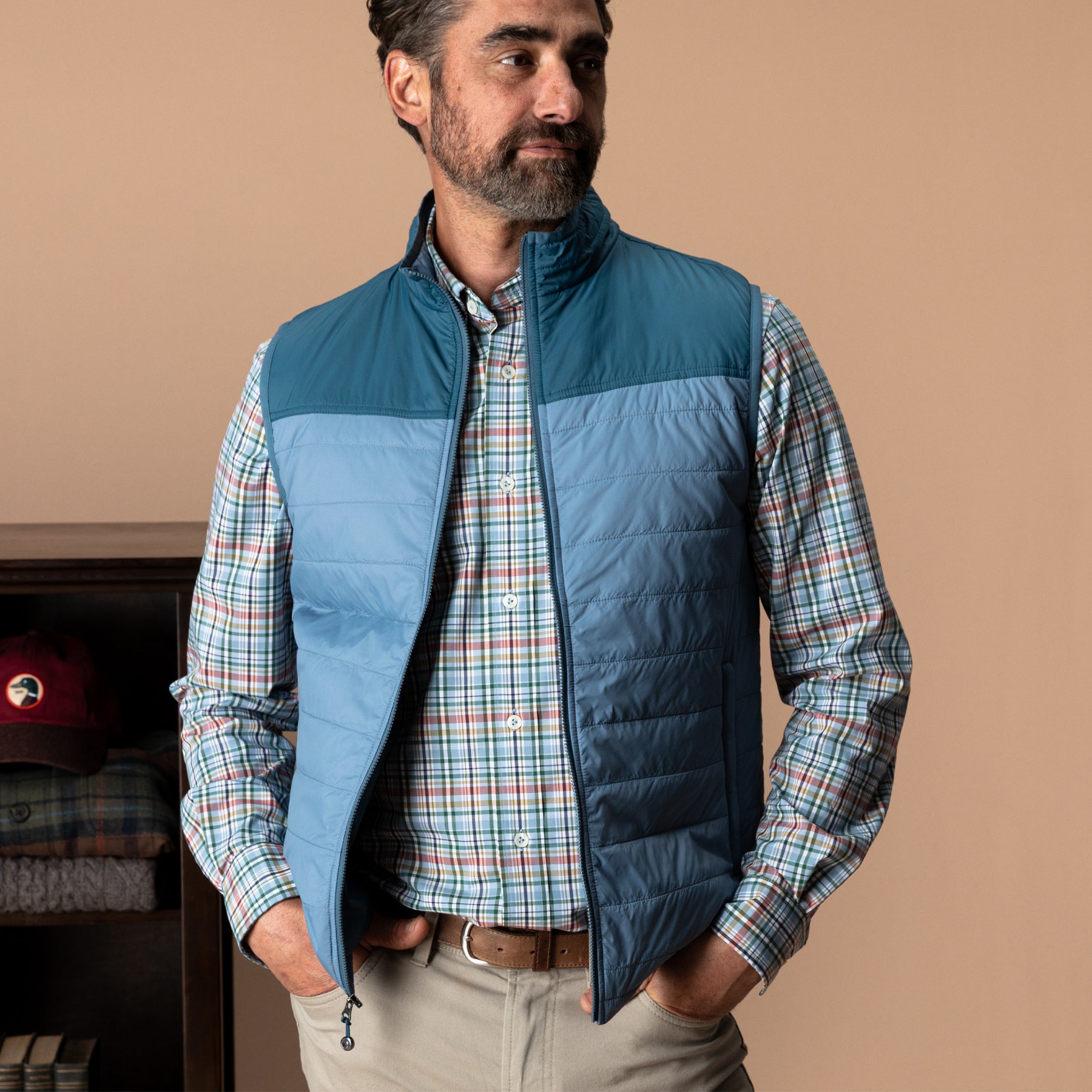 Ridgeland Performance Quilted Vest - Windblown Sky