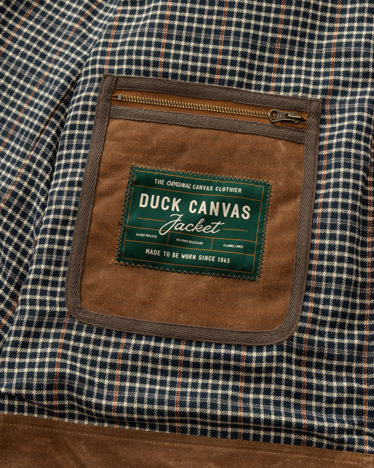 Waxed Duck Canvas Jacket - Buckskin