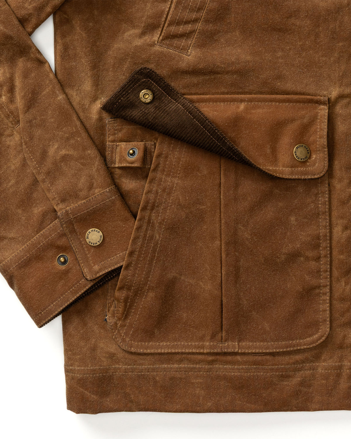 Waxed Duck Canvas Jacket - Buckskin